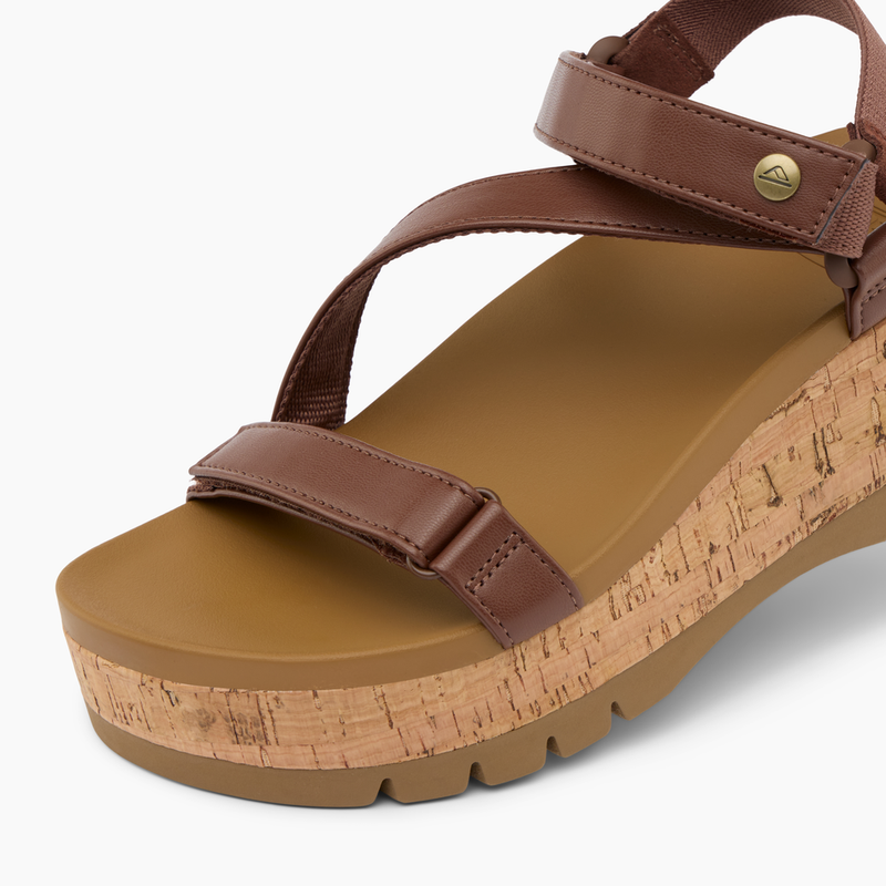 Women's Reef Vista Higher Luna Sandals - COCOA