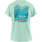 Women's Salt Life Serial Chiller Tri-blend T-Shirt - SEAGLASS