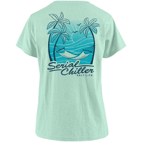 Women's Salt Life Serial Chiller Tri-blend T-Shirt - SEAGLASS