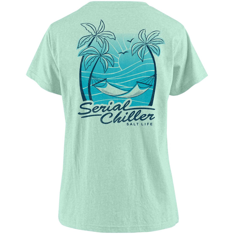 Women's Salt Life Serial Chiller Tri-blend T-Shirt - SEAGLASS
