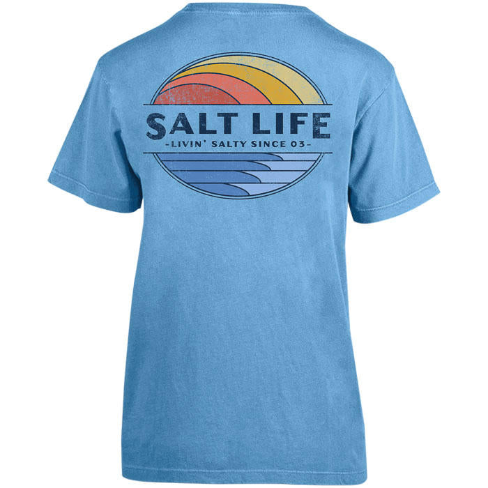 Women's SaltLife Vintage Rays T-Shirt - AZURE