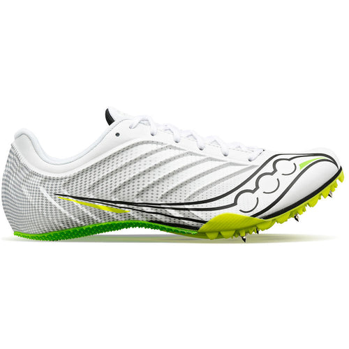 Women's Saucony Spitfire 5 Track Spikes - 75-WHITE