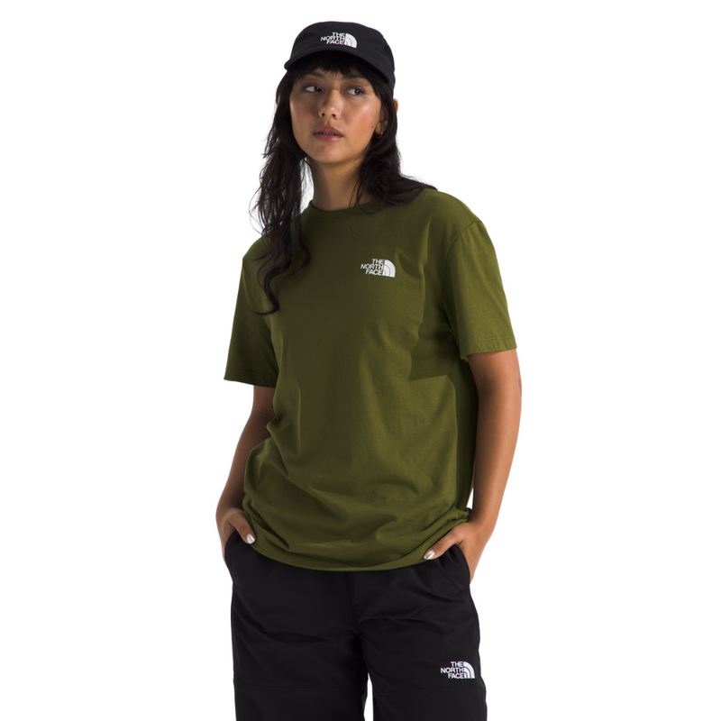 Women's The North Face Evolution Box NSE T-Shirt - PIB-OLIV
