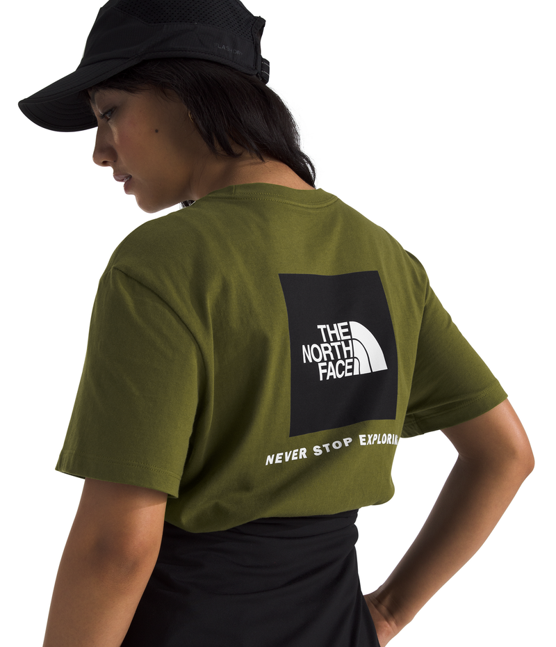 Women's The North Face Evolution Box NSE T-Shirt - PIB-OLIV