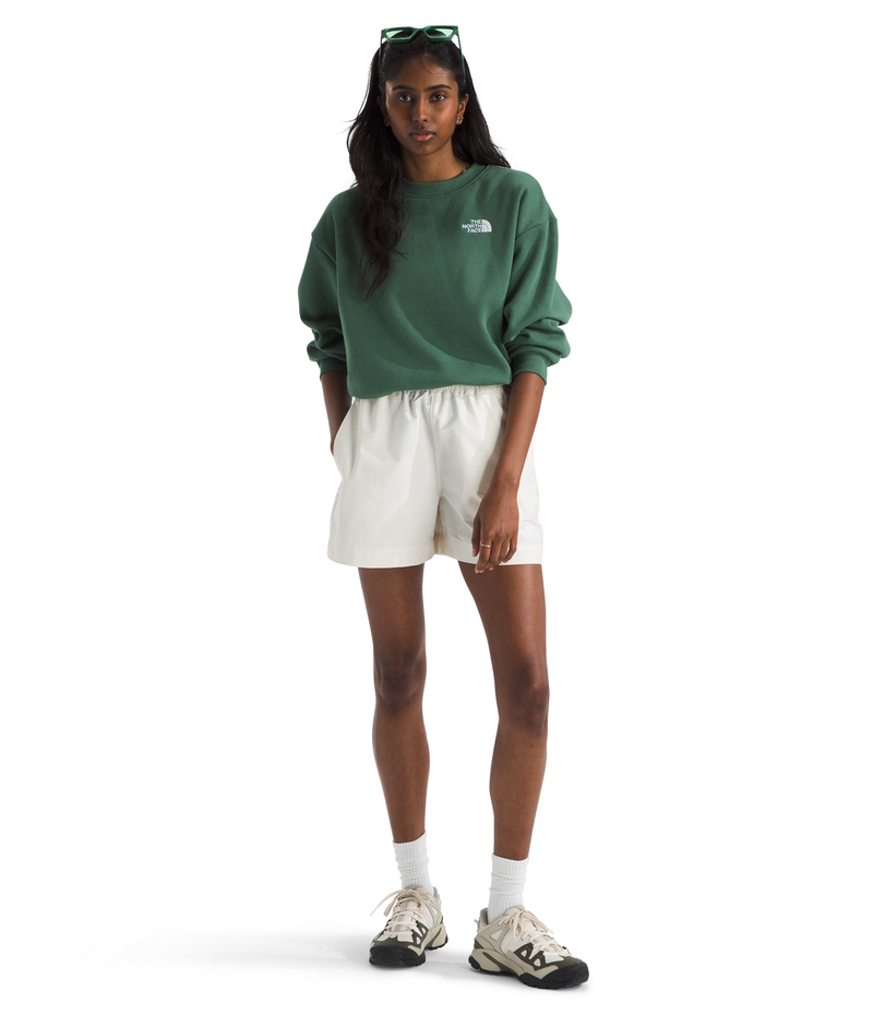 Women's The North Face Evolution Oversized Crew - HCH-DGRN