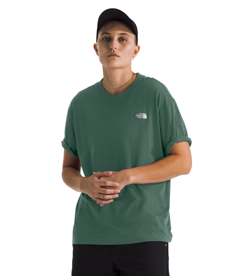 Women's The North Face Evolution Oversized T-Shirt - HCH-DGRN