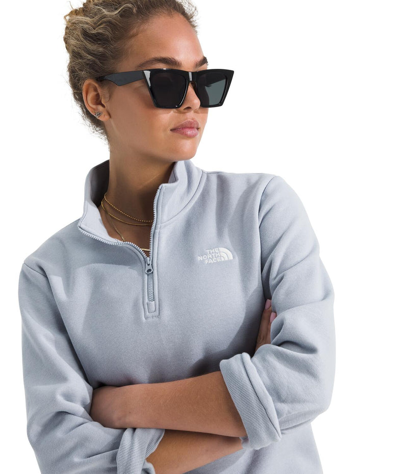 Women's The North Face Evolution Simple Dome 1/4 Zip - BOBBLUE