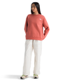 Women's The North Face Evolution Simple Dome Oversized Crew - BOU - MARS DUST