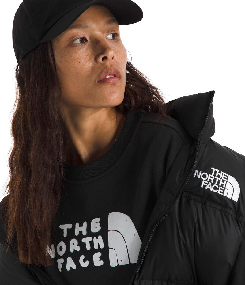 Women's The North Face Evolution Sketch Logo Sweatshirt - JK3BLACK