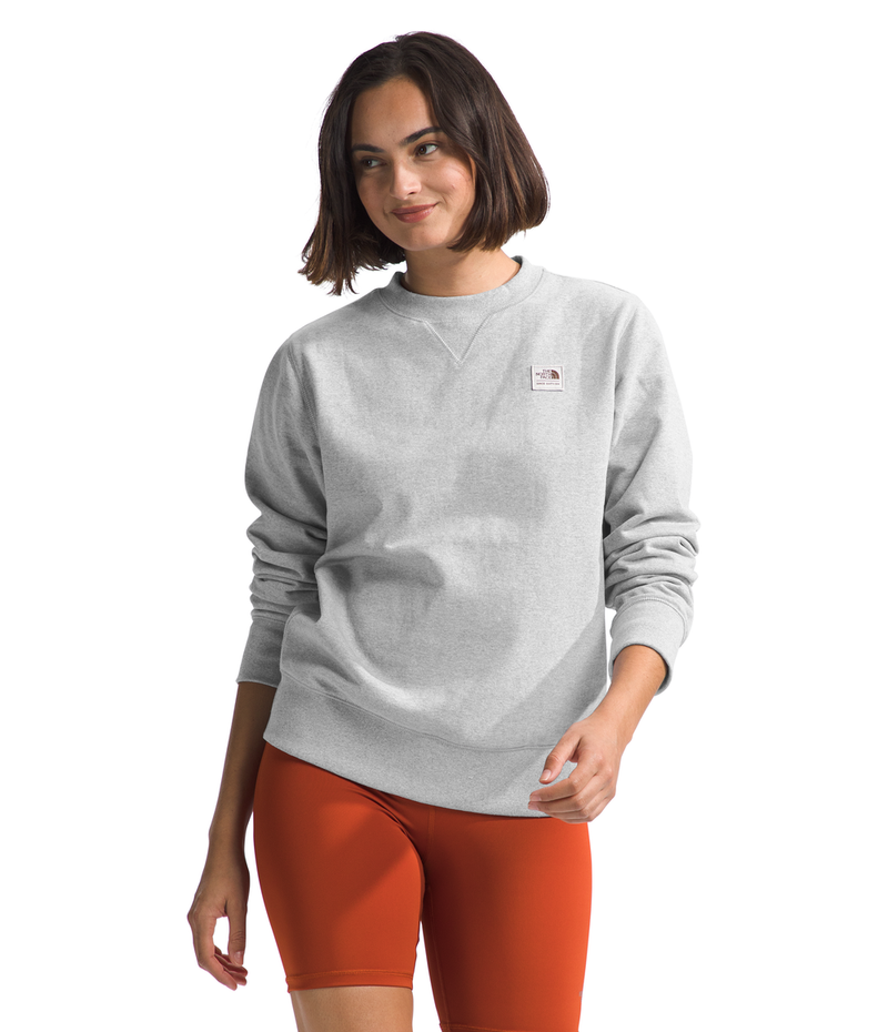 Women's The North Face Heritage Patch Crew - GAVLGREY