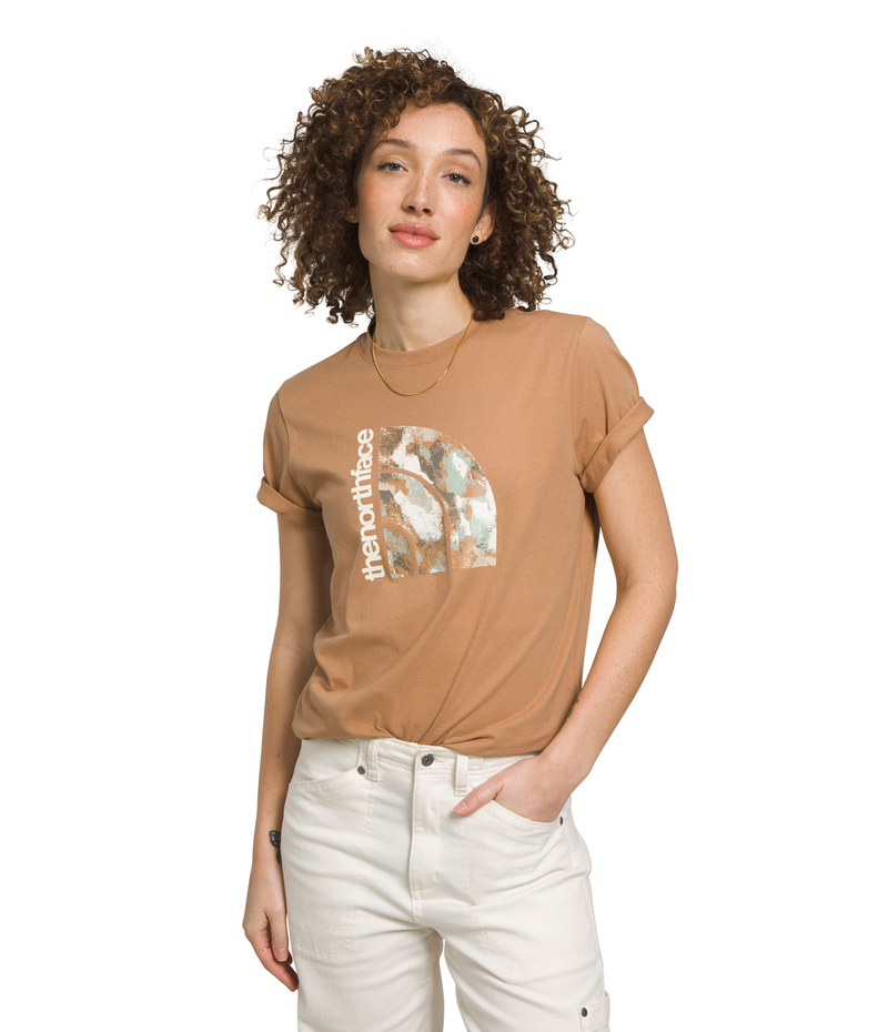 Women's The North Face Jumbo Half Dome T-Shirt - OR5ALMON