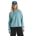 Women's The North Face Mock Neck Chabot - BOABLUE