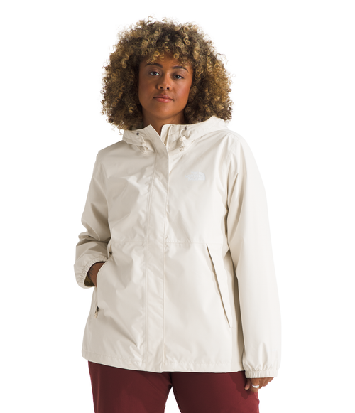 Women's The North Face Plus Antora Jacket - QLI - WHITE DUNE