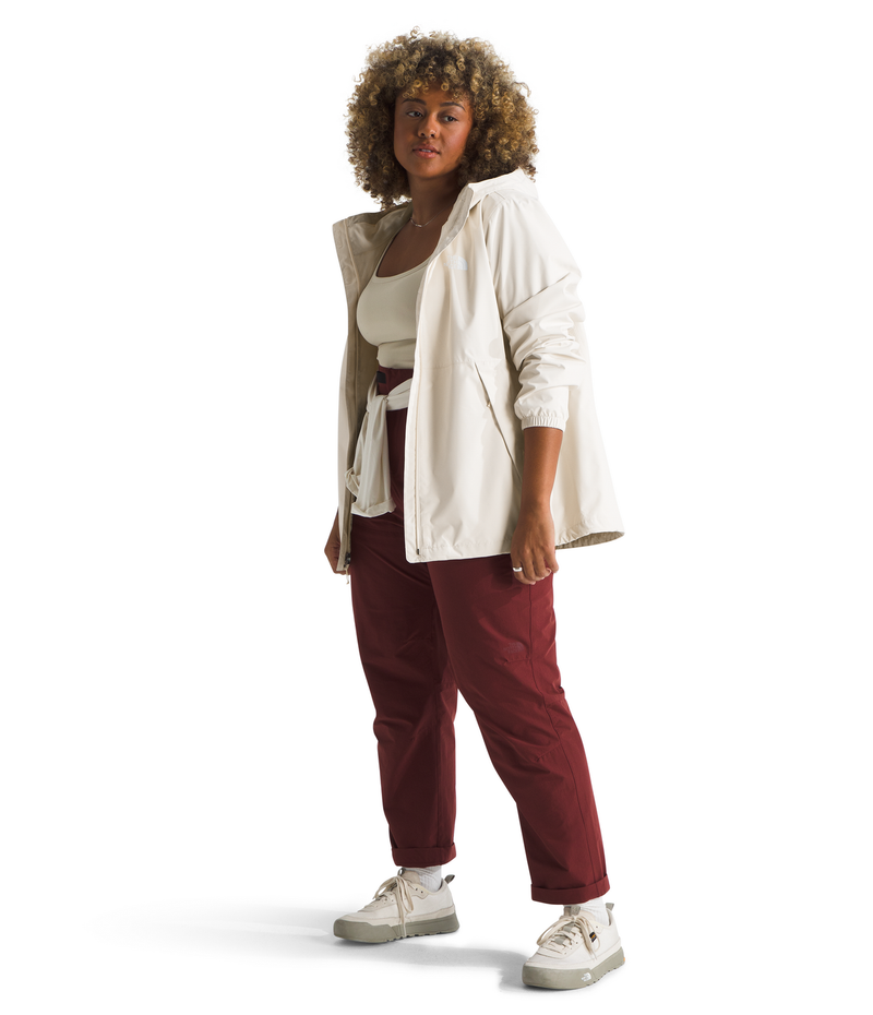 Women's The North Face Plus Antora Jacket - QLI - WHITE DUNE