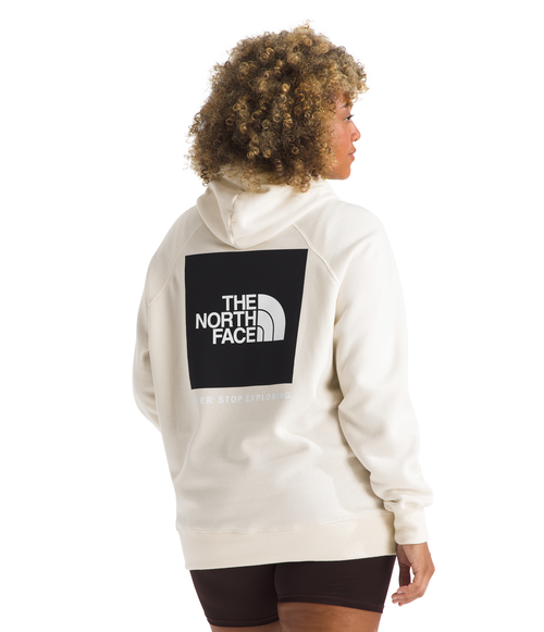 Women's The North Face Plus Box NSE Hoodie - QLI - WHITE DUNE