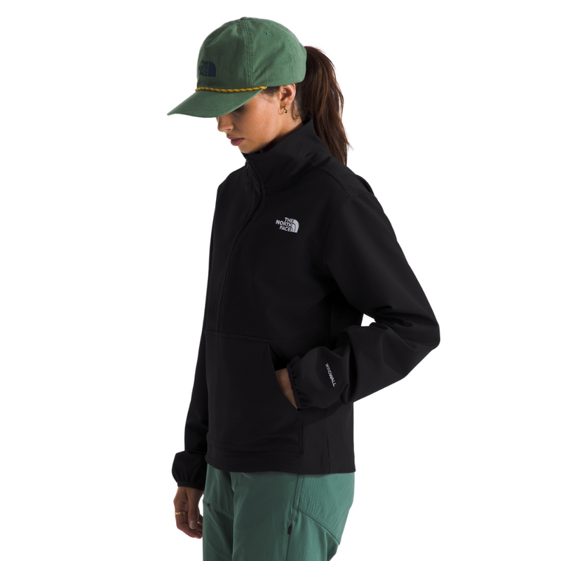Women's The North Face Willow Stretch 1/2 Zip Jacket - 4H0-BLAC