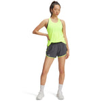 Women's Under Armour 3" Fly By Novelty Short - 025 - CASTLEROCK GREY