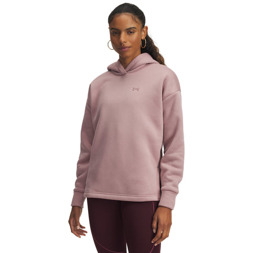 Women's Under Armour Armour Fleece Hoodie - 673 - TOURMALINE PINK