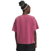 Women's Under Armour Boxy Wash Heavyweight T-Shirt - 659 - FUCHSIA PINK