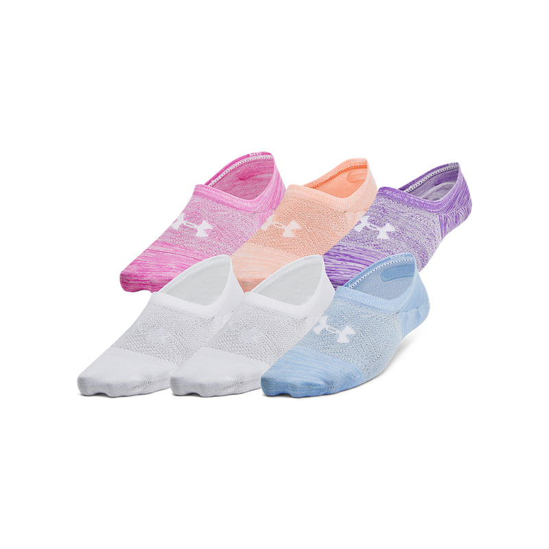 Women's Under Armour Breathe Lite Liner Socks 6-Pack - 464 - BLUE