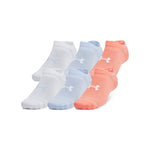 Women's Under Armour Essential Cushion No Show Socks 6-Pace - 464 - BLUE