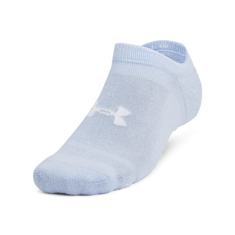 Women's Under Armour Essential Cushion No Show Socks 6-Pace - 464 - BLUE