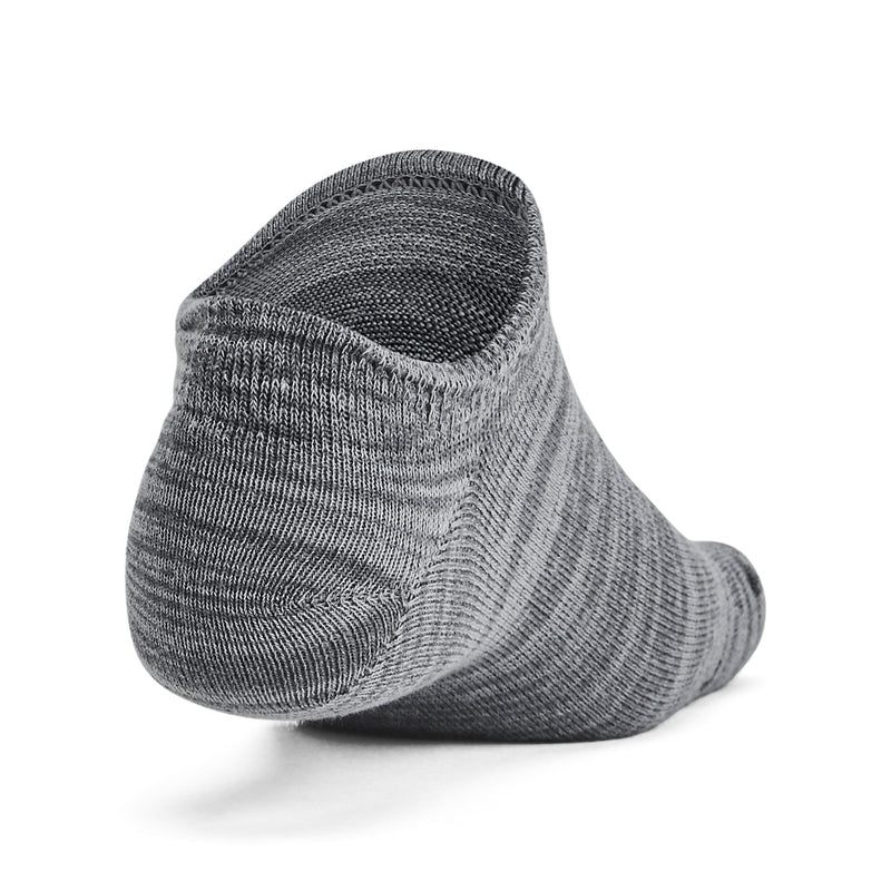 Women's Under Armour Essential No Show Socks 6-Pack - 025 - GREY