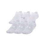 Women's Under Armour Essential No Show Socks 6-Pack - 647 - PRIME PINK