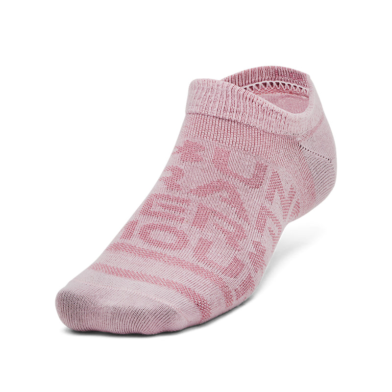 Women's Under Armour Essential No Show Socks 6-Pack - 697 - PINK