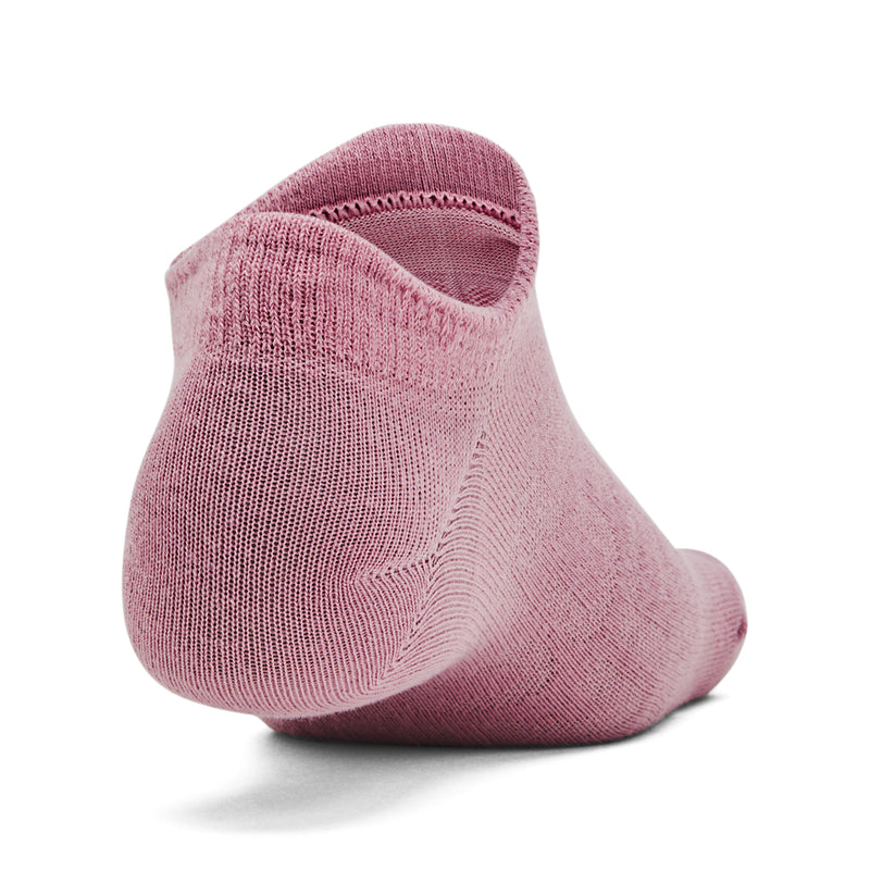 Women's Under Armour Essential No Show Socks 6-Pack - 697 - PINK