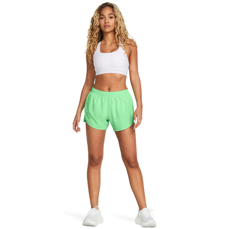 Women's Under Armour Fly By 3" Short - 350MGREE