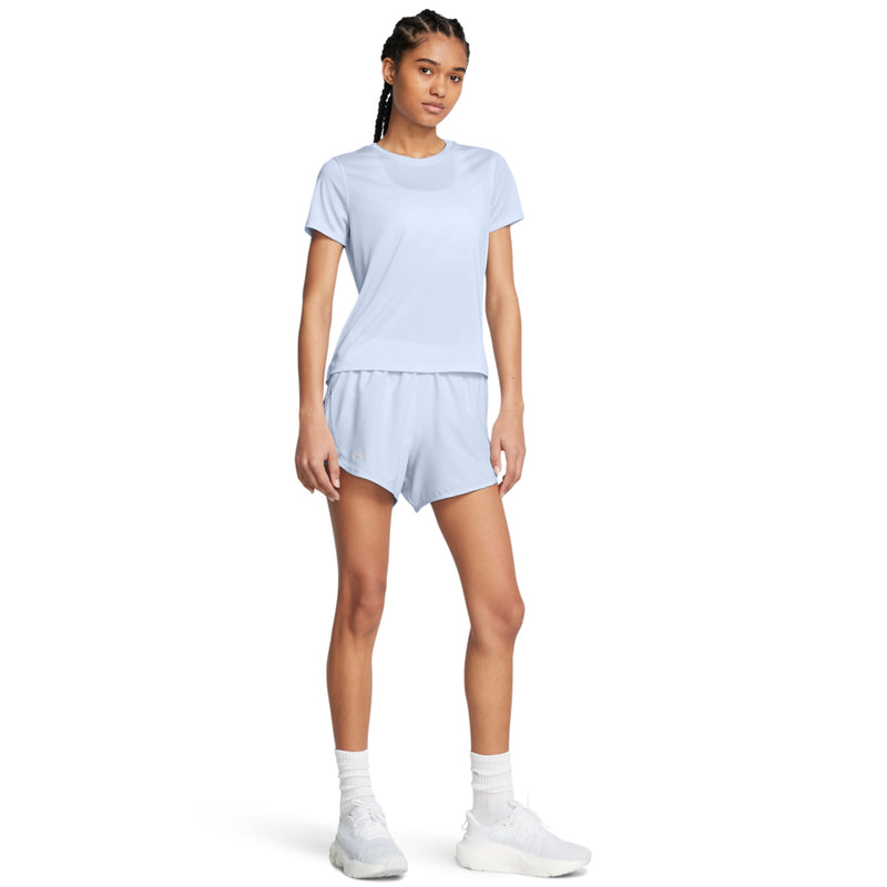 Women's Under Armour Fly By 3" Short - 464 - NIMBUS BLUE
