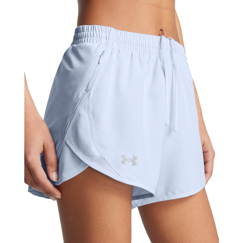 Women's Under Armour Fly By 3" Short - 464 - NIMBUS BLUE