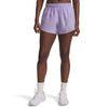 Women's Under Armour Fly By 3" Short - 538 - TRANSPARENT PURPLE