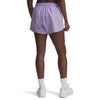 Women's Under Armour Fly By 3" Short - 538 - TRANSPARENT PURPLE