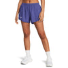 Women's Under Armour Fly By 3" Short - 561 - STARLIGHT