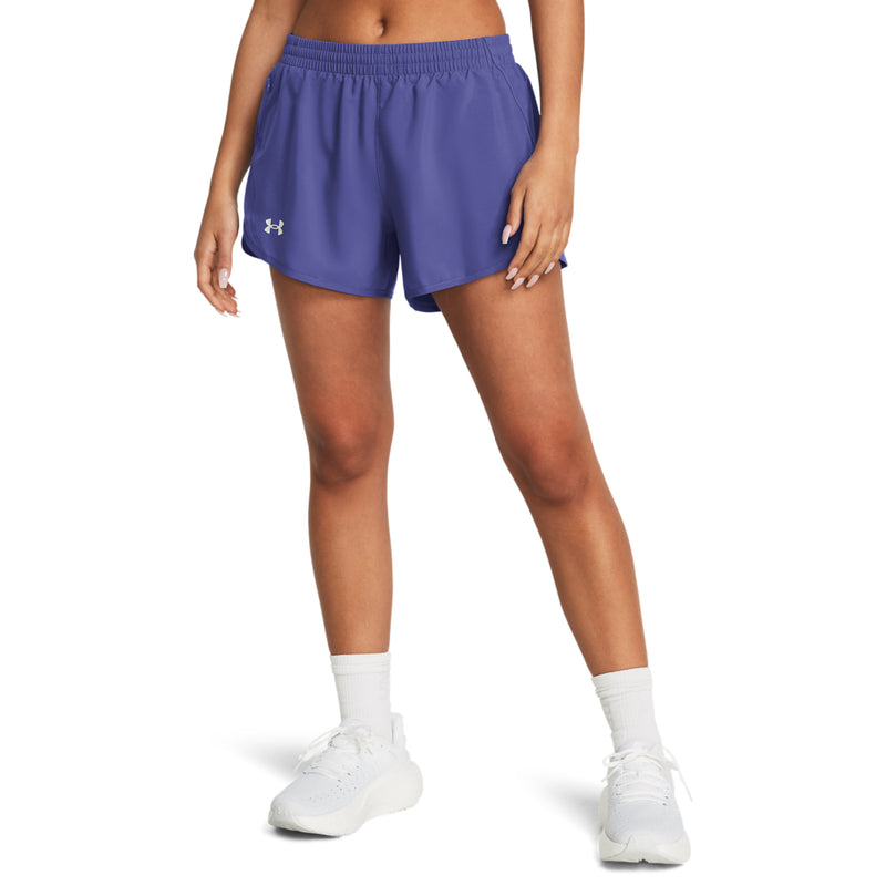 Women's Under Armour Fly By 3" Short - 561 - STARLIGHT
