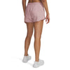 Women's Under Armour Fly By 3" Short - 673 - TOURMALINE PINK