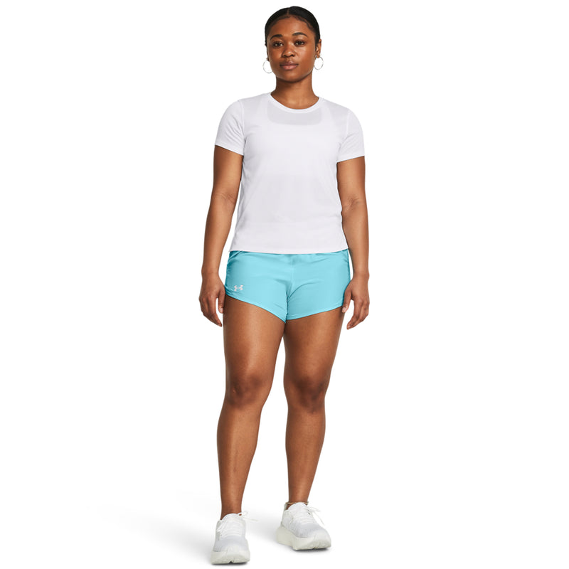 Women's Under Armour Fly By 3" Short - 914SKYBL