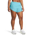 Women's Under Armour Fly By 3" Short - 914SKYBL