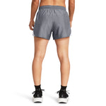 Women's Under Armour Fly By Heathered Short - 035 - STEEL