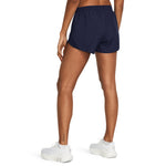 Women's Under Armour Fly By Heathered Short - 410 - MIDNIGHT