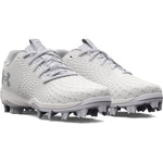 Women's Under Armour Glyde 2.0 RM Softball Cleats - 100 - WHITE/BLACK