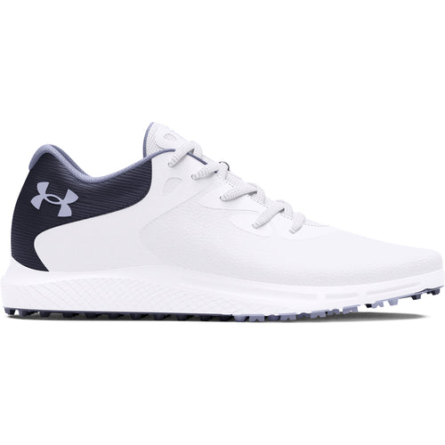 Women's Under Armour Golf Charged Breathe 2 Spikeless Golf Shoes - 101 - WHITE