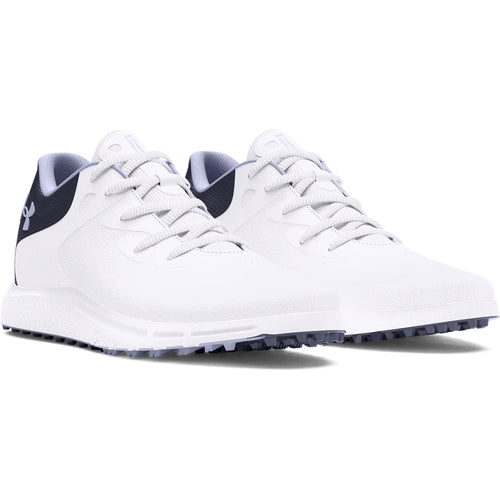 Women's Under Armour Golf Charged Breathe 2 Spikeless Golf Shoes - 101 - WHITE