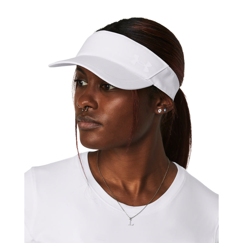 Women's Under Armour ISO-Chill Launch Visor - 100 - WHITE/BLACK