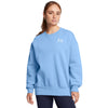Women's Under Armour Icon Fleece Oversized Crew - 465 - HORIZON BLUE