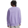 Women's Under Armour Icon Fleece Oversized Crew - 538 - TRANSPARENT PURPLE