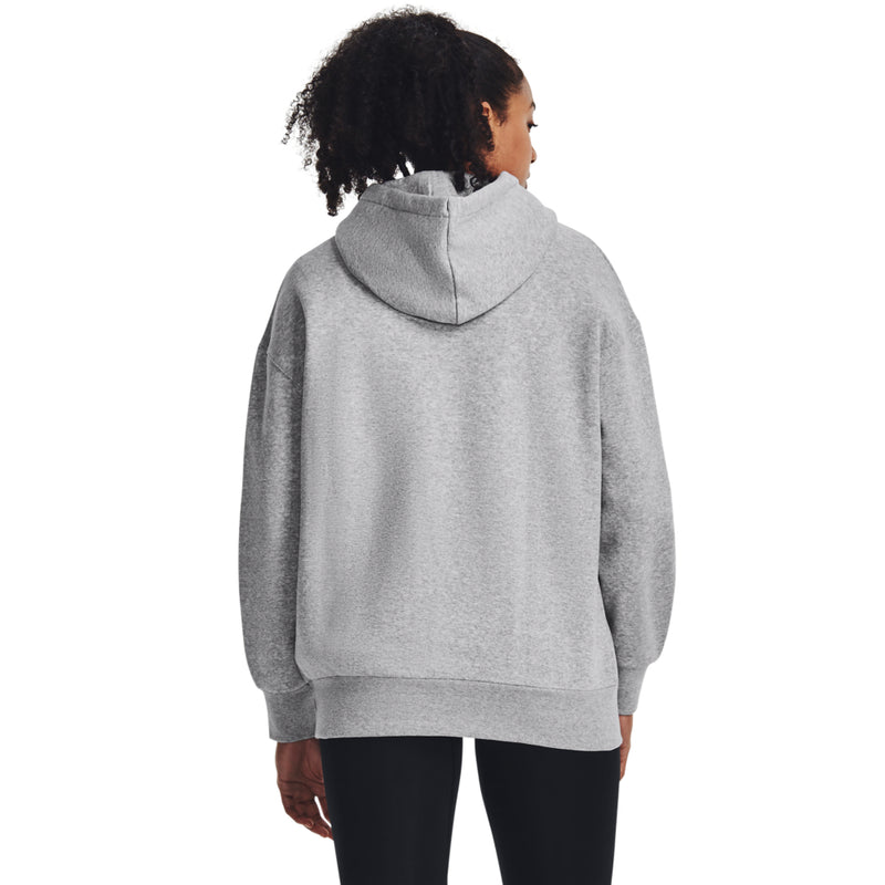 Women's Under Armour Icon Fleece Oversized Hoodie - 012MGRAY