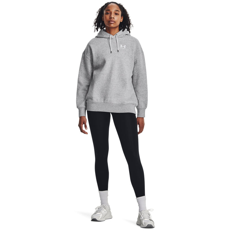 Women's Under Armour Icon Fleece Oversized Hoodie - 012MGRAY
